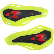 Racetech HP1 Neon Yellow Handguards w/ Dual Mount Kit