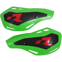 Racetech HP1 Green Handguards w/ Dual Mount Kit