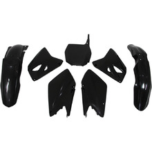 Racetech Suzuki RM125 RM250 01-12 Black Plastic Kit