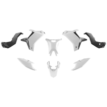 Racetech Yamaha XTZ690 Tenere 700 25-26 White/Black Revolution Plastics Kit