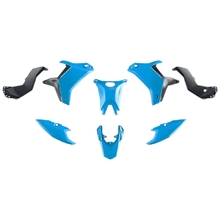 Racetech Yamaha XTZ690 Tenere 700 25-26 Light Blue/Black Revolution Plastics Kit