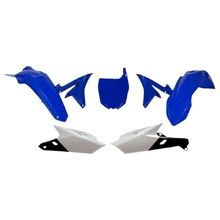 Racetech Yamaha YZ250F 14-18 450F 14-17 White Blue Plastics Kit