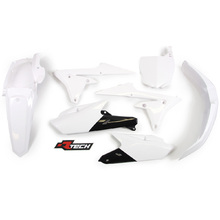 Racetech Yamaha YZ250-450F 14-18 White/Black Plastics Kit