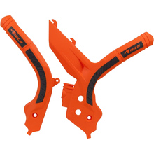 Racetech KTM SX/SX-F 19-22 EXC/EXC-F 20-23 Orange/Black Frame Guards