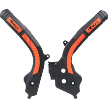 Racetech KTM SX/SX-F 16-18 EXC/EXC-F 17-22 Black/Orange Frame Guards