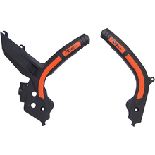 Racetech KTM SX/SX-F 19-22 EXC/EXC-F 20-23 Black/Orange Frame Guards