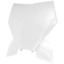 Racetech KTM 125-450 SX/SXF 23-27 White Factory Front Number Plate
