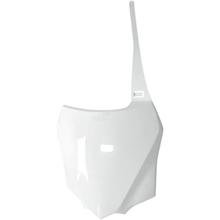 Racetech Kawasaki KX85-100 14-21 White Front Number Plate