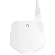 Racetech Kawasaki KX65 01-27 KLX110 02-09 Suzuki RM65 DRZ110 03-06 White Front Number Plate