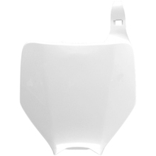 Racetech Kawasaki KX125-250 03-08 KX250-450F 04-08 Suzuki RMZ250 04-06 White Front Number Plate