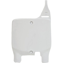 Racetech Suzuki RM125-250 99-00 White Front Number Plate