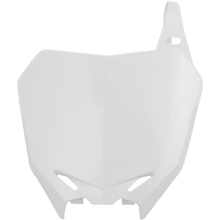 Racetech Suzuki RMZ250 10-18 RMZ450 08-19 White Front Number Plate