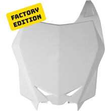 Racetech Suzuki RMZ250-450 08-18 White Factory Front Number Plate