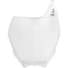 Racetech Yamaha YZ125-250 06-14 YZ250-450F 06-09 White Front Number Plate