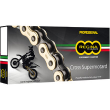 Regina Chain 520 RH2 Cross Supermotard Series 120L Gold Chain