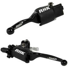 RHK Quantum Flex Kaw/Yam Black Brake/Clutch w/Hotstart Lever Set