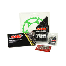 RHK Kawasaki KX250F 06-27 Green Chain/Sprocket/Bolt Kit