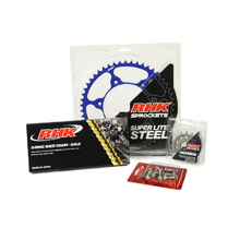 RHK Yamaha YZF/WRF 250 01-27 Blue Chain/Sprocket/Bolt Kit