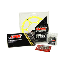 RHK Suzuki RMZ250 13-27 Yellow Chain/Sprocket/Bolt Kit