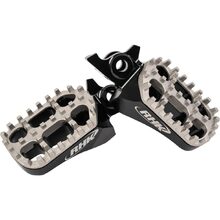 RHK Honda CR/CRF/CRFX 02-27 Adjustable Black Pursuit Foot Pegs