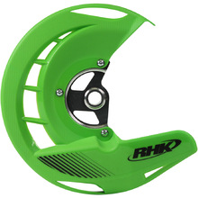 RHK Kawasaki KX/KXF/KLX Green Front Disc Guard With Mount