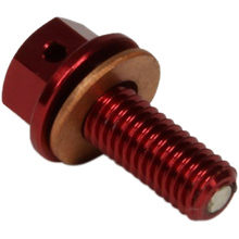 RHK CRF450 09-15 RMZ450 08-27 Red Magnetic Drain Plug