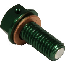 RHK Kawasaki KX450F 19-23 Green Magnetic Drain Plug