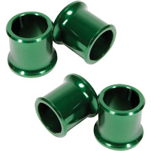RHK Kawasaki KX/KXF Green Front & Rear Axle Spacers Set