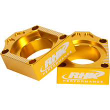 RHK Honda CR125-250 02-07 CRF450R 02-08 Gold Axle Blocks
