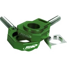 RHK Kawasaki KX/KXF/KLX Suzuki RMZ Green Lollipop Style Axle Blocks