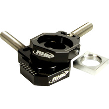 RHK Kawasaki KX/KXF/KLX Suzuki RMZ Black Lollipop Style Axle Blocks