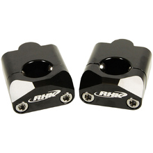 RHK Black 35mm 7/8" to Tapered Risers Handlebar Mounts