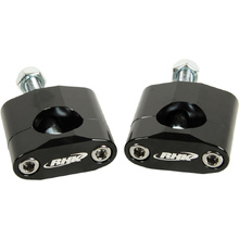 RHK 10mm Bolt Black Tapered Handlebar Mounts/Risers
