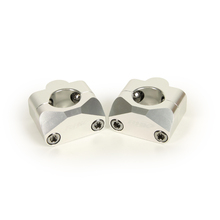 RHK Universal Silver 7/8" to Tapered Handlebar Mounts/Risers