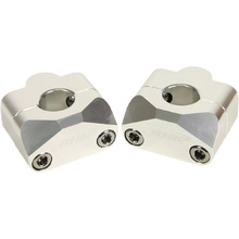 RHK 7/8" 20mm Silver Handlebar Riser Mounts
