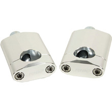 RHK Silver 60mm Universal Tapered 1 1/8 Bar Mounts