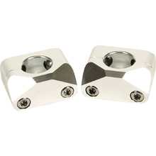 RHK Silver 20mm Universal Tapered 1 1/8 Bar Mounts