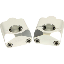 RHK Silver 35mm 7/8" To Tapered Risers Handlebar Mounts