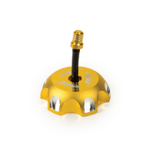 RHK Honda/Kawasaki/Suzuki Gold Alloy Fuel Tank Cap With Vent