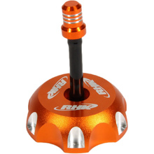 RHK KTM SX/EXC Orange Alloy Fuel Tank Cap With Valve