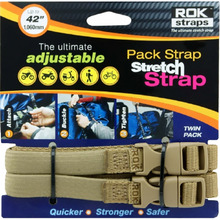 ROK Straps Adjustable 42" Coyote Tan Pack Strap Twin Pack