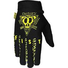 Fist Rat Racing Rat N Yellow Strapped Gloves