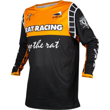 Rat Racing Cycles Black/Orange Kids Jersey