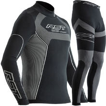 RST Tech X Coolmax Black Underskin LS Top & Pants Combo