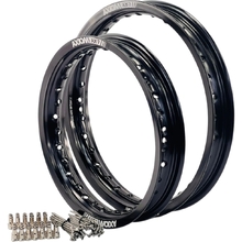 Axiom AX-7 Honda XR70 97-04 14"/12" Black Alloy Rim Set & Spokes