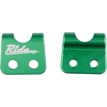 Ride Engineering Kawasaki/Suzuki KX125-450 RM125-260 04-26 Green Brake Line Clamp