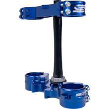 Scar Racing Yamaha YZ250F 12-27 YZ450F 10-27 22mm Offset Blue Triple Clamp Set