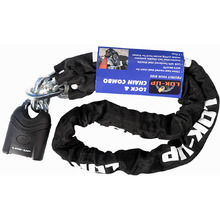 Lok-Up Black Chain and Padlock