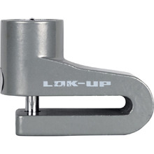Lok-Up Mini Silver 5.5mm Disc Lock & Cable