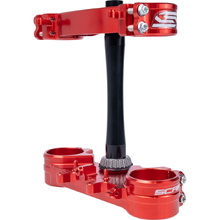 Scar Racing Honda CRF250R 14-21 CRF450R 13-20 22mm Offset Red Triple Clamps